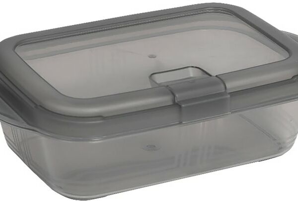 Контейнер Violet Push для СВЧ Графит 1.9л