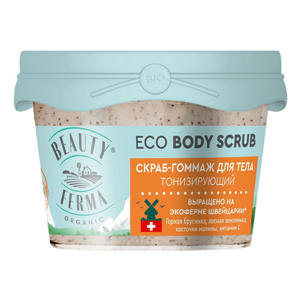Скраб-гоммаж для тела Beauty Ferma тонизирующий 100 мл