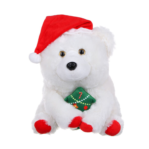 Сноу бум сувенир мягкий в виде мишки, 30 см, полиэстер