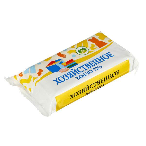 Мыло хозяйственное твердое 72%, 150 г