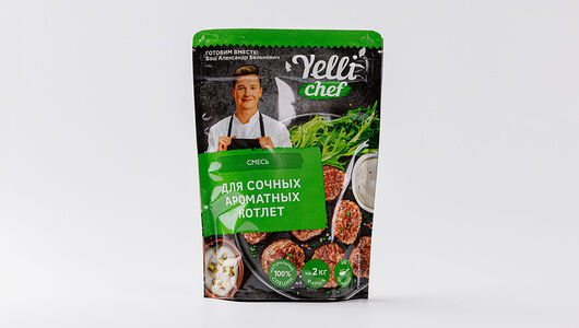 Смесь Yelli chef для сочных ароматных котлет 200г