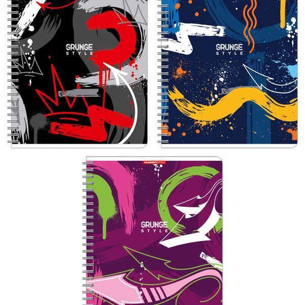 Тетрадь Academy Style в клетку А5, 48 л в ассортименте 1шт