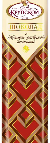 Шоколадный батончик КФ Крупской с помадно-сливочной начинкой 50г