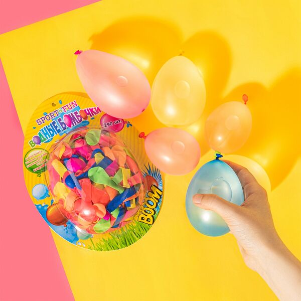 Водные бомбочки, Sport&Fun, 290 шт., в ассортименте