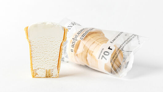 Мороженое пломбир Вкусвилл в вафельном стаканчике