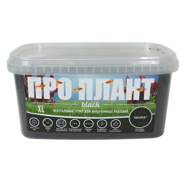 Нейтральный грунт для аквариумных растений Про Плант темный 5.5 кг