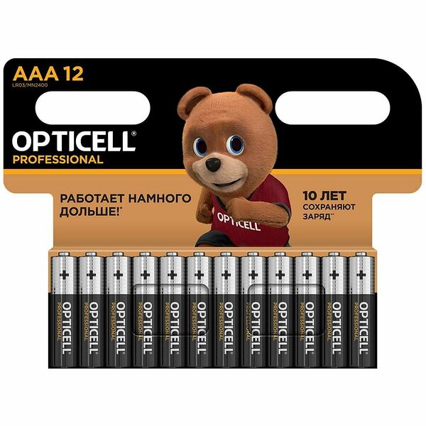 Батарейки Opticell Professional AAA 12 шт
