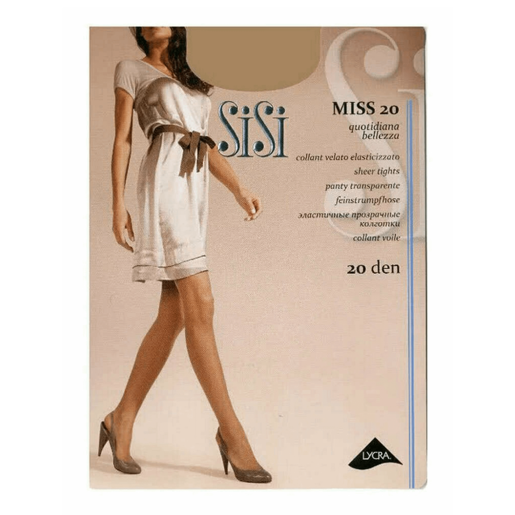 

Колготки женские Sisi Мисс 20 ден светло-коричневый р. 5