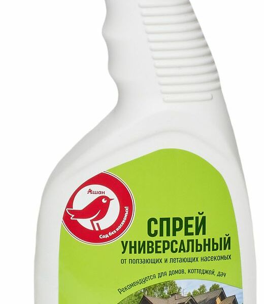 Спрей АШАН Красная птица универсальный от насекомых
