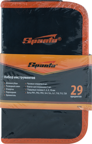 

Набор слесарно-монтажный SPARTA 29 предметов