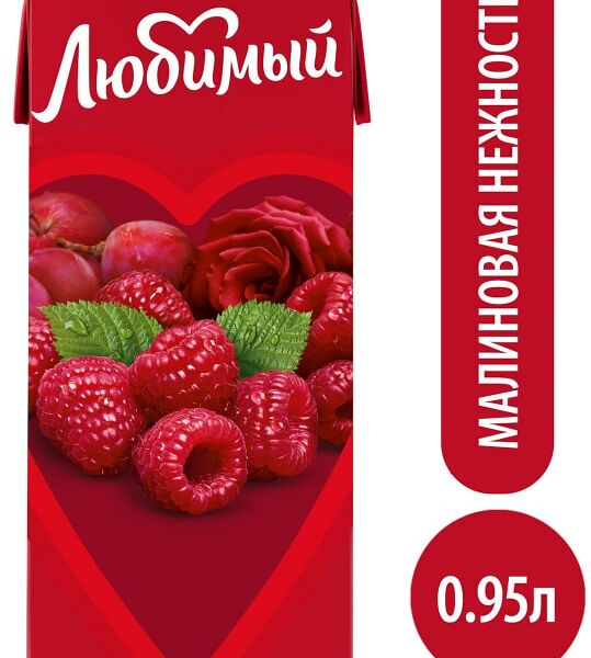 Напиток Любимый Малиновая нежность 0.95л