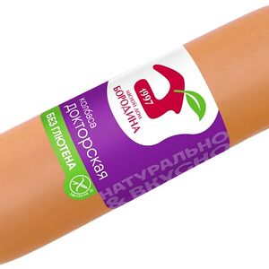 Колбаса Мясной дом Бородина Докторская в б/о вареная, вес