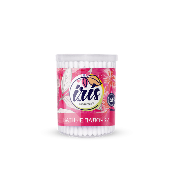Ватные палочки Iris by Consumed цилиндр 100 шт