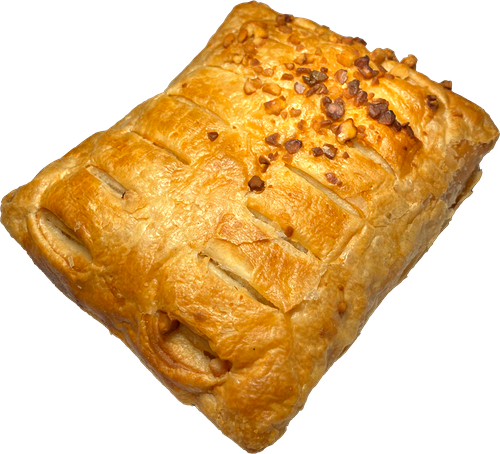 Слойка с вареной сгущенкой и арахисом Лента Fresh