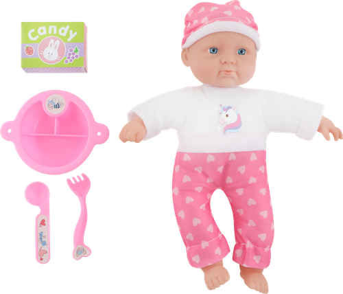 

Пупс BIGGA с аксессуарами, 5 предметов Арт. W20157