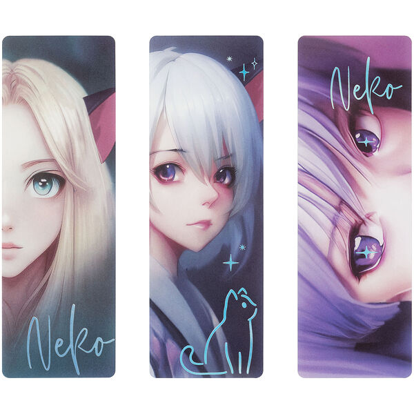 Закладки для книг Meshu Neko, 3 шт