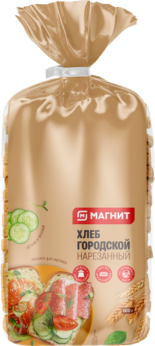 Хлеб Магнит Городской нарезка, 600г