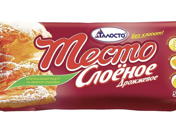 Тесто слоёное дрожжевое Талосто
