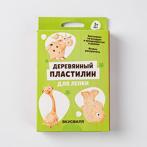 Деревянный пластилин для творчества