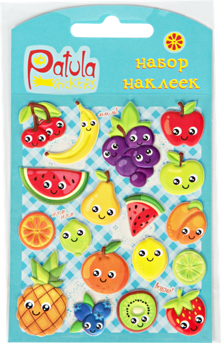 

Наклейки Patula Stickers мягкие в ассортименте 1 лист