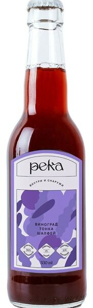 Лимонад Река виноград тонка шалфей сокосодержащий газированный 330мл