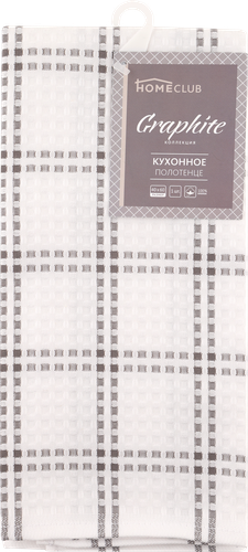 

Полотенце кухонное HOMECLUB Graphite 40х60см, серый