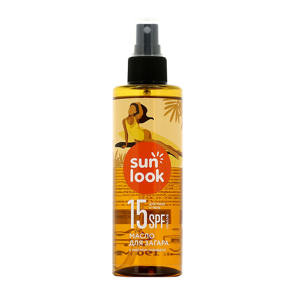 Масло для загара Sun Look SPF 15 190 мл