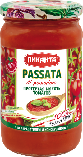 

Протертая мякоть томатов Пиканта Пассата 340 г