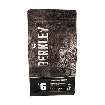 Говядина с рисом для взрослых собак мелких и средних пород #6 Berkley 600 г