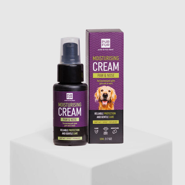 Крем увлажняющий для лап и носа у собак и кошек, 50 мл