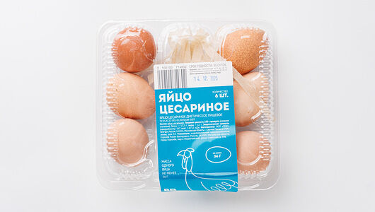 Яйцо цесариное, 6 шт