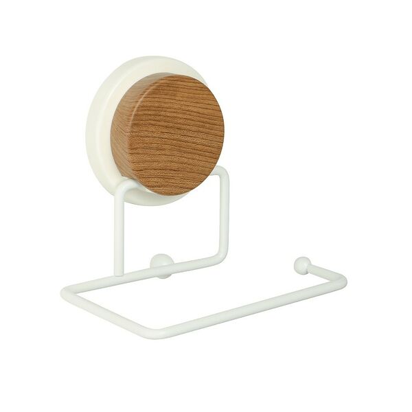 Бумагодержатель без крышки Fixsen, крепление клеевой стикер 9.5х12х11 см