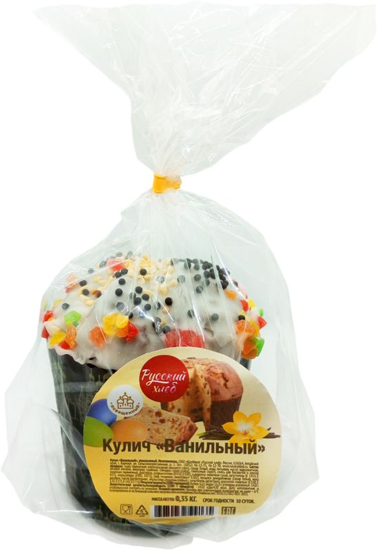 

Кулич Русский хлеб Ванильный 350 г
