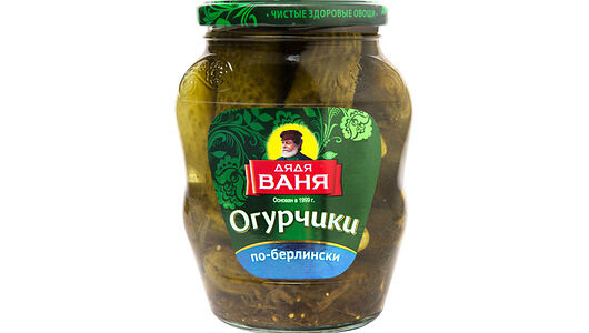 Огурчики Дядя Ваня По-Берлински маринованные 680г
