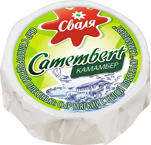 

Сыр мягкий Сваля Camambert с белой плесенью 45% 125 г