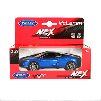 

Игрушка модель машины Welly McLaren GT 1:38 пружинный механизм цвет в ассортименте