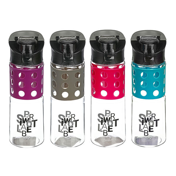 Silapro спортивная бутылка 550мл, 22х7см, силикон, pc