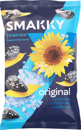 Семечки подсолнечника Smakky жареные соленые 200 г