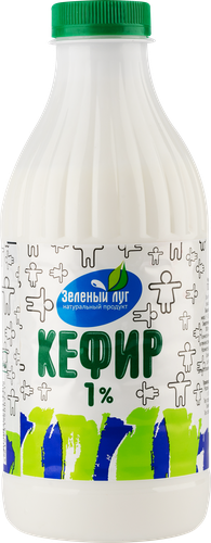

Кефир Зеленый Луг 1% 750 мл