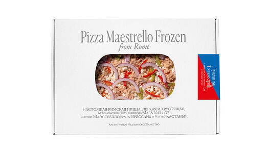 Пицца Maestrello Римская тунец и лук 425 г(Продукт замороженный)