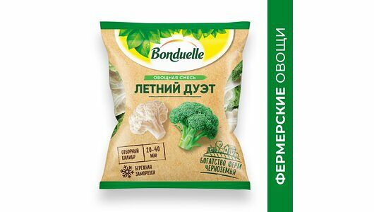 Овощи Bonduelle Летний дуэт, смесь замороженная, 400 г