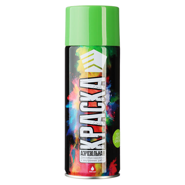Ермак краска аэрозоль, 400 мл, ярко-зеленая