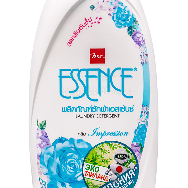Гель суперконцентрированный LION для стирки аромат луговых цветов Essence Impress, 900 мл
