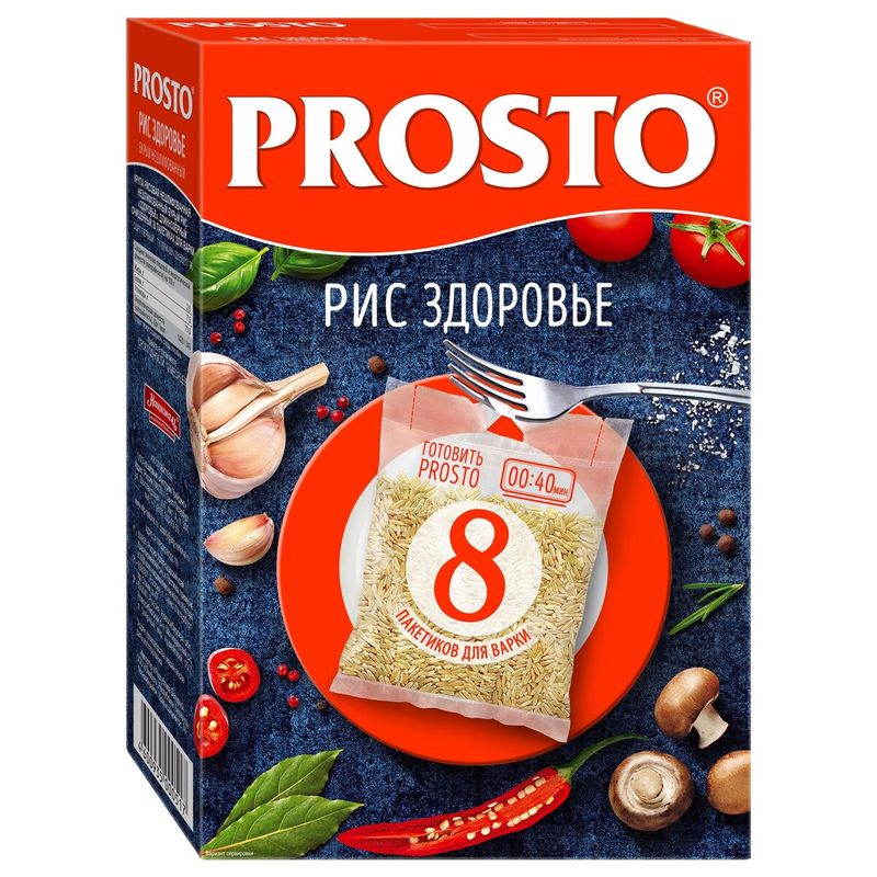 

Рис Здоровье Prosto в варочных пакетиках 8 шт. х 62.5 г