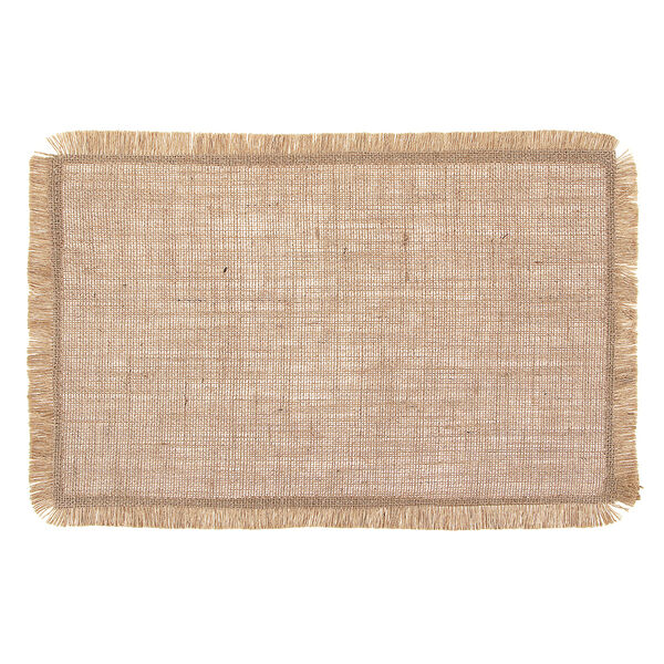 Подложка декоративная прямоугольная, 30x45 см, джут, 