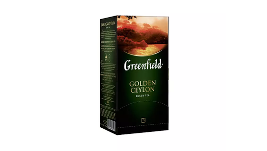 Чай черный Greenfield Golden Ceylon 25 пакетиков, 50 г
