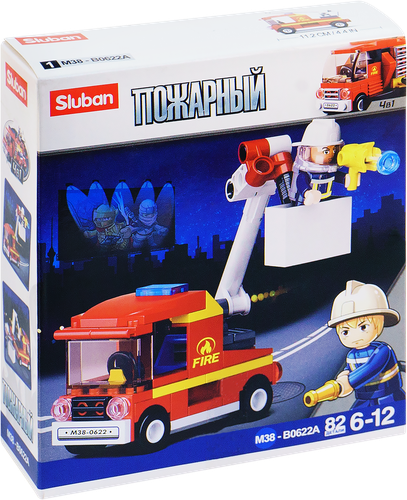 

Конструктор SLUBAN Транспорт, 80 деталей Арт. M38-B0622