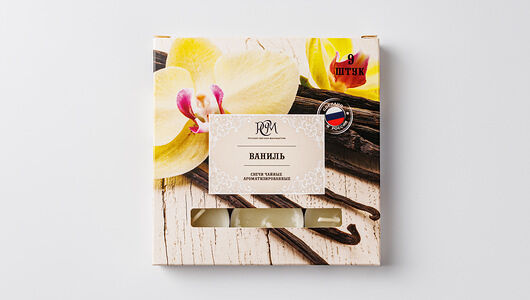 Свечи чайные ароматизированные - ваниль ТМ РСМ