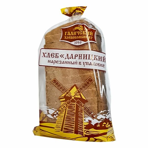 Хлеб Галичский хлебокомбинат Дарницкий нарезка 600г
