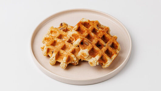 Вафли бельгийские яблочные, заморозка, 150г